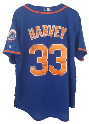 Jersey New York Mets XL Matt Harvey #33 Majestic ⚽️ | eBay