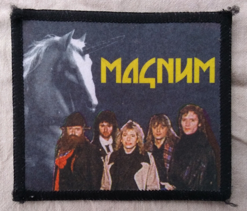 MAGNUM - PATCH - toppa/textile/rock/metal/Bon Jovi/Van Halen/Accept/Kiss/Slayer - Foto 1 di 1