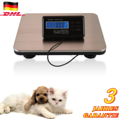 150kg/300kg LCD Digitalwaage Plattformwaage Paketwaage Platform Scale DHL