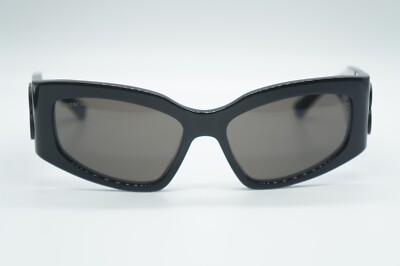 NEW BALENCIAGA BB0321S 001 BLACK AUTHENTIC SUNGLASSES FRAMES 57-17