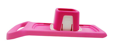 Tupperware Pink Speedy Mando Thin Peeler Slices Precision Foods Preparation