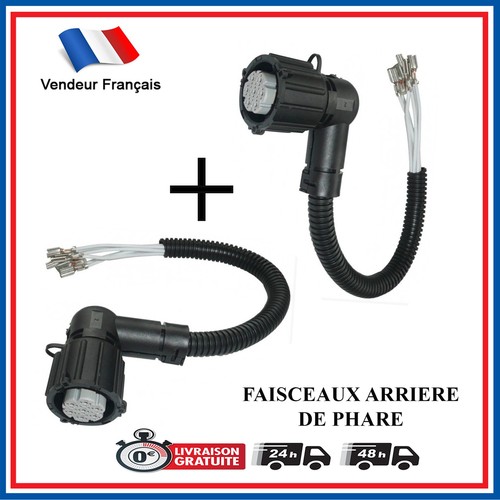 Connecteur De Feu Arrière 4 Broches ABS - Pour Alfa Romeo 147, 156, 159 (remplacement Faisceau)