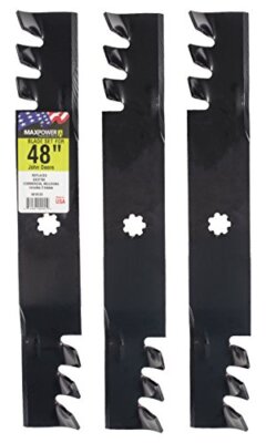 MaxPower 561812X kommerzielles Mulchmesser-Set für 48' Schnitt John Deere ers...