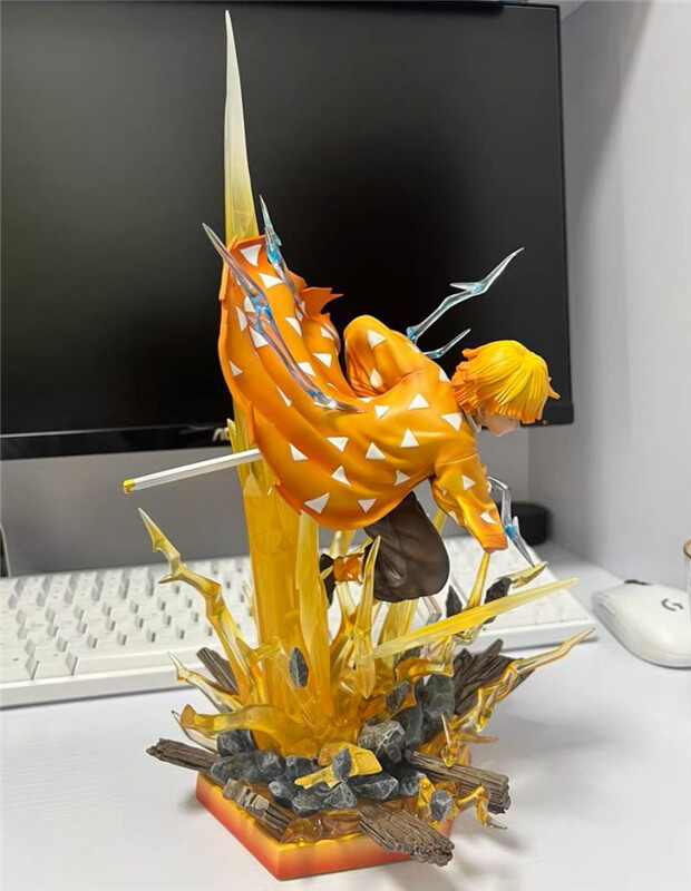 Agatsuma Zenitsu Resin Jianke Studio Demon Slayer 2 Heads