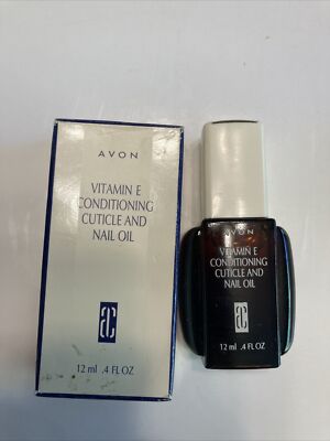 Avon - Vitamin E Conditioning Cuticle and Nail Oil - Vintage 1997 - .4oz NEW