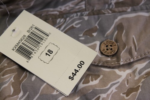 LUCKY BRAND LOGO Boys BEIGE CAMO CAMOUFLAGE CARGO SHORTS NWT Size 18 $44 - Picture 5 of 5
