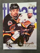 1994-95 Fleer Flair Hockey Nathan Lafayette Canucks #190