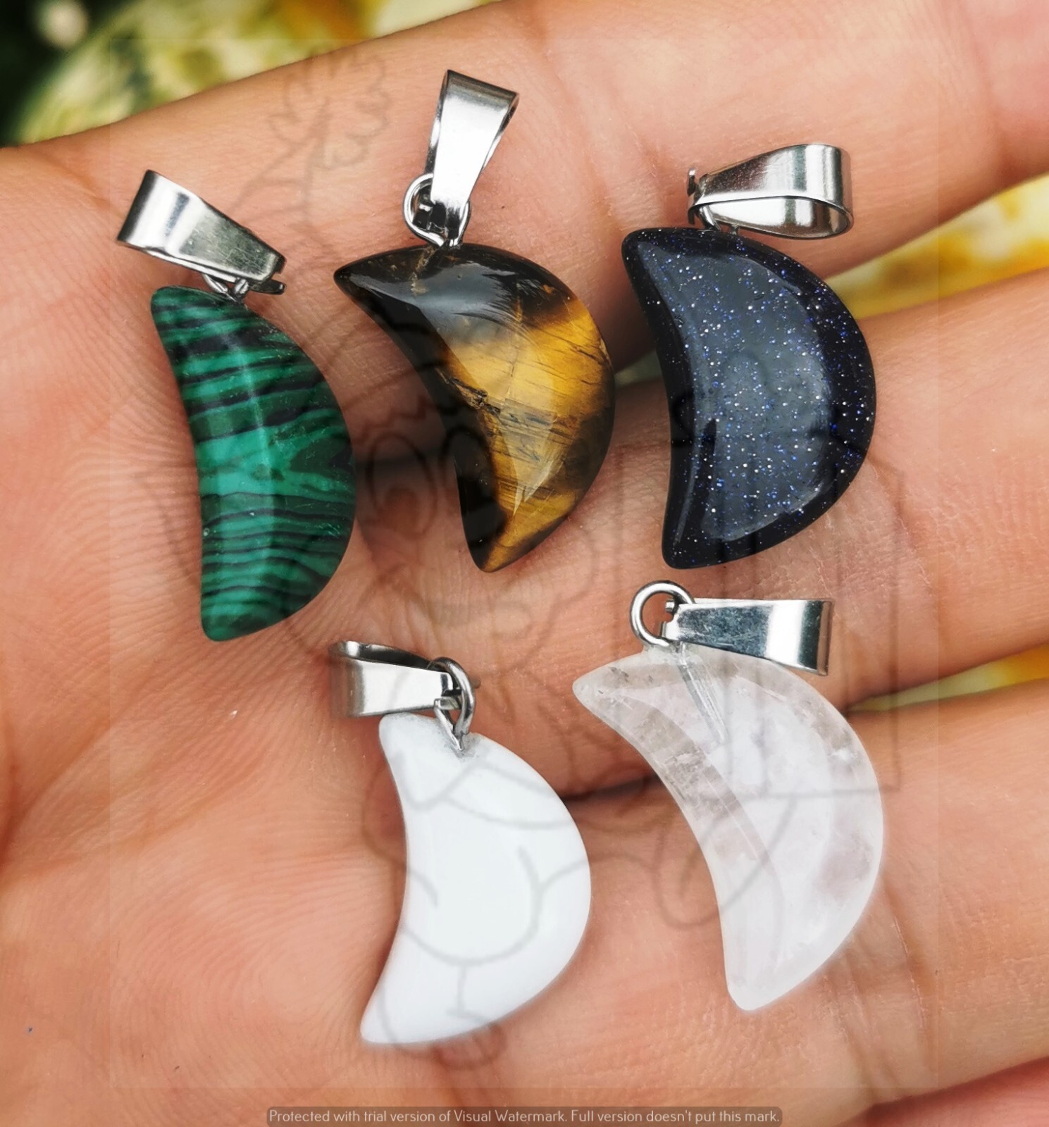 10 Mixed Crystal Pendants Wholesale Multiple Listing* 15 Shapes Bulk