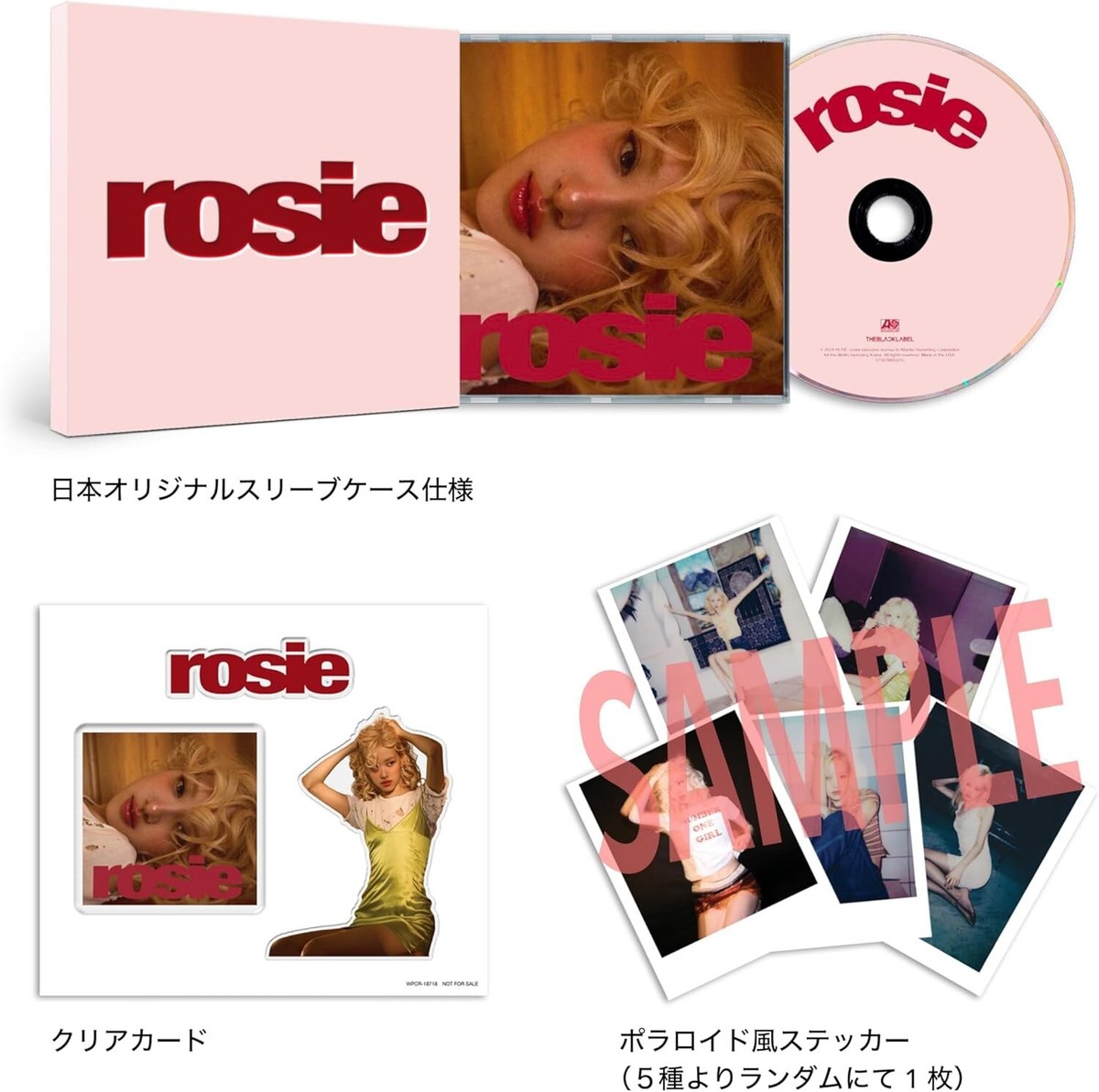 ROSE (BLACKPINK) rosie＜完全数量限定盤＞未使用 ROSE (BLACKPINK) rosie (Limited Edition) Japan Music CD APT