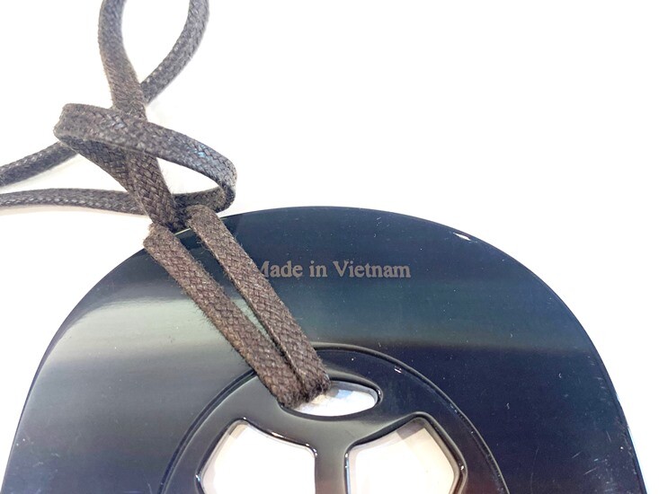 Hermes' Lift Buffalo Horn & Lacquered Wood Pendant | eBay