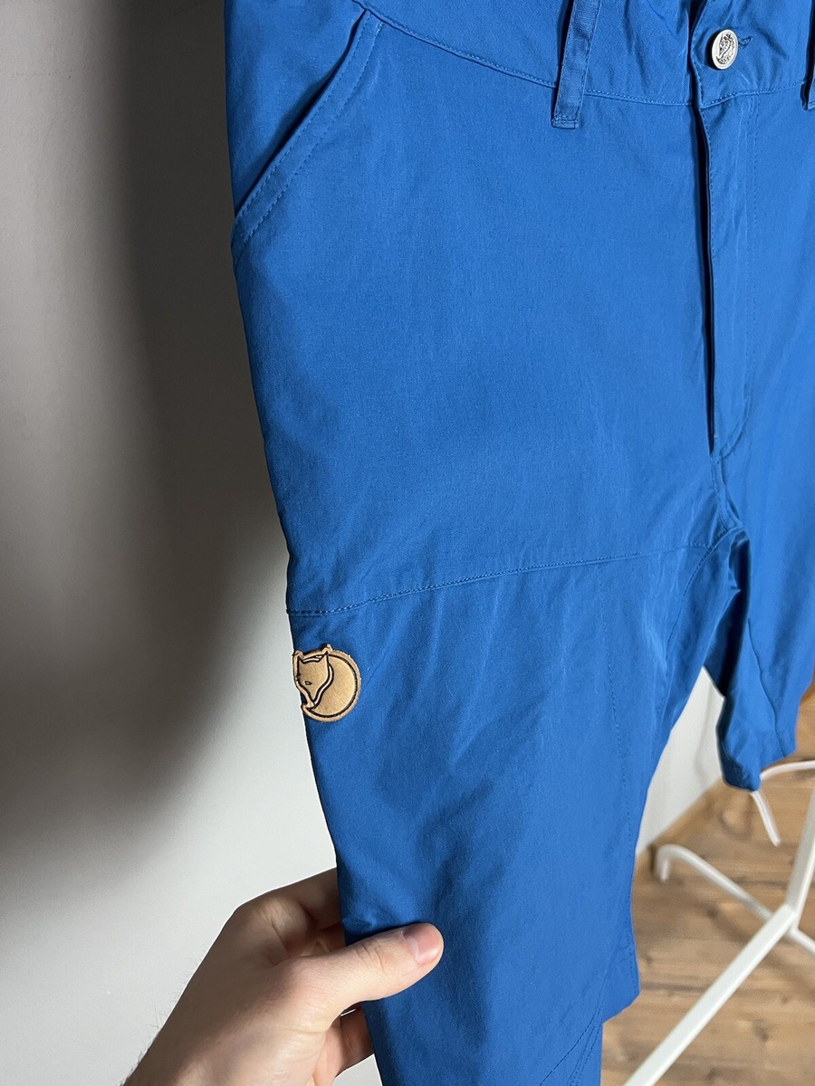 Fjallraven Abisko Lite G-1000 Men`s Blue Cargo Tracking Shorts