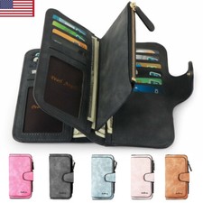 RFID Blocking Wallet for Womens Clutch Purse Ladies Credit Card Holder Organizer