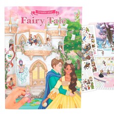 Create Your Fairy Tale sticker book Fairytale princess activity book DEPESCHE