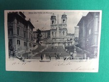 *L68*- CARTOLINA -ROMA-CHIESA  DELLA  TRINITA'-VIAGG.1899 - LAZIO