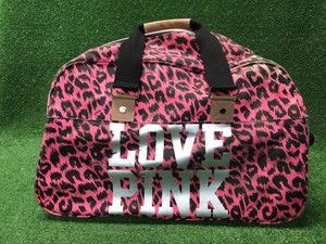 love pink luggage
