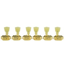 Kluson 3 3 Deluxe Series Tuning machine tuners 2 line Pearl Gold KD-3-GPKDR