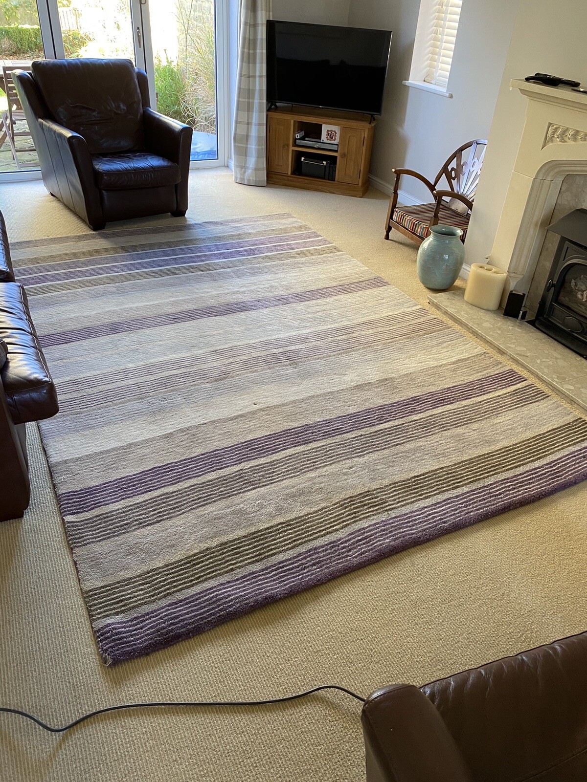 Living Room Rugs 200x300 cm, Hand Woven Wool Large Rug eBay