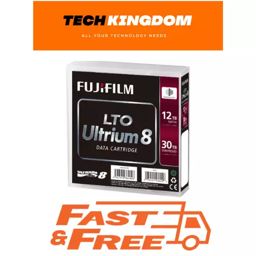FUJIFILM LTO8 - 12.0/30.0TB BAFE DATA CARTRIDGE - Picture 1 of 3