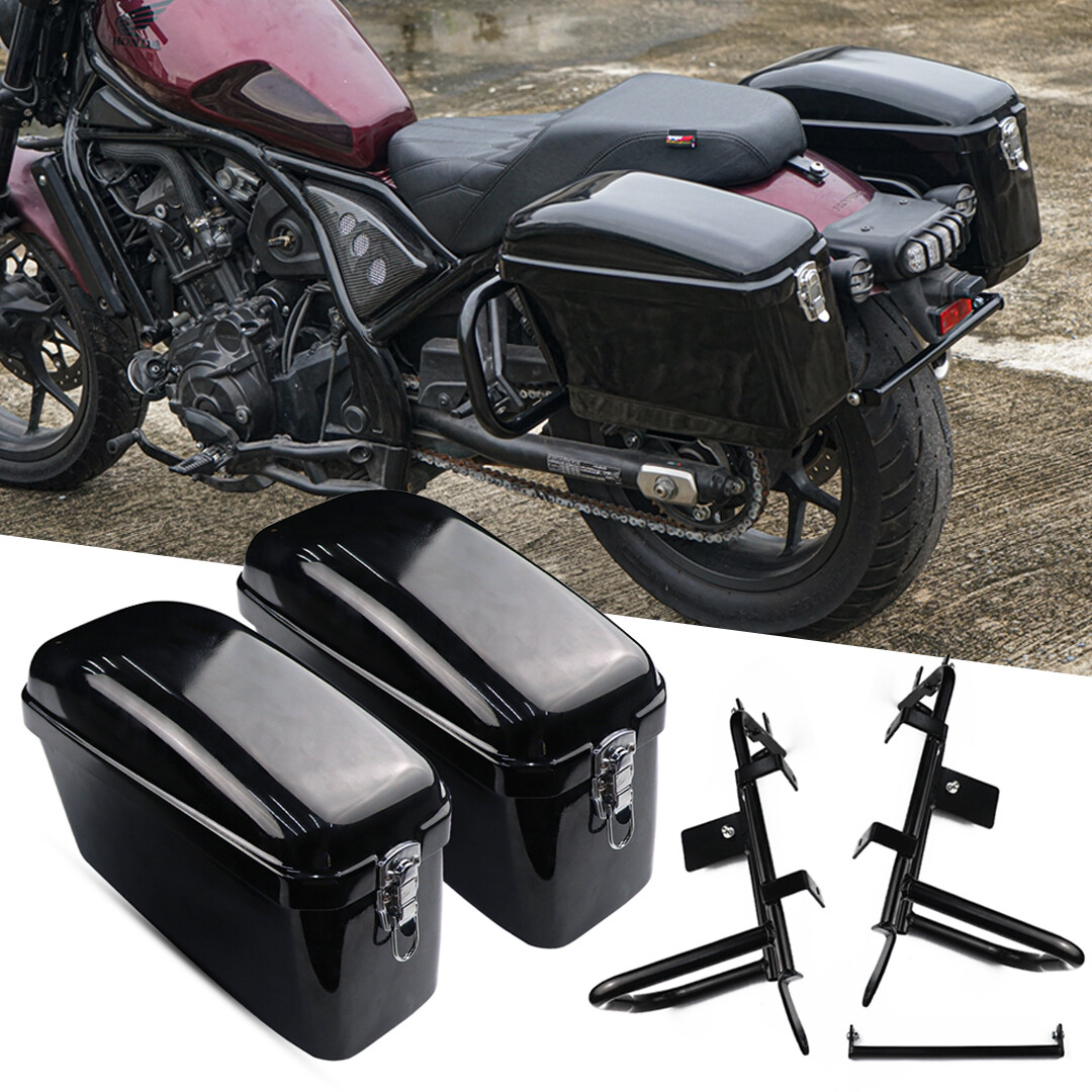 REAR RACK BOX BAG LUGGAGE CARRY LH+RH HONDA REBEL 1100 DCT 21-24