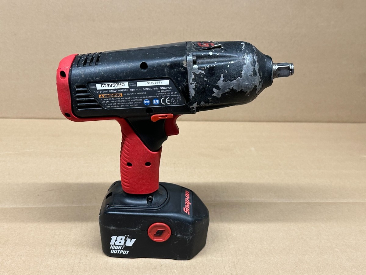 18v Snap On Half Inch Electric Impact Snap On Cordless Impact