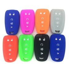 Fit CHEVROLET Equinox 5 Button Remote Smart Key Fob Silicone Skin Case Cover