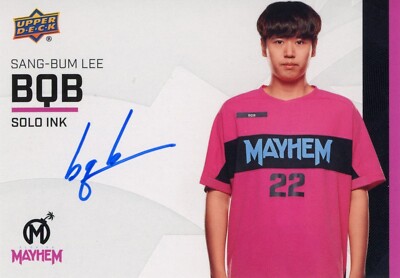 UPPER DECK 2020 OVERWATCH LEAGUE SERIES BQB #SI-SBL AUTOGRAPH