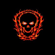 Skull Car Music Rhythm Led Flash Light Sticker Sound Activated Equalizer Lamp