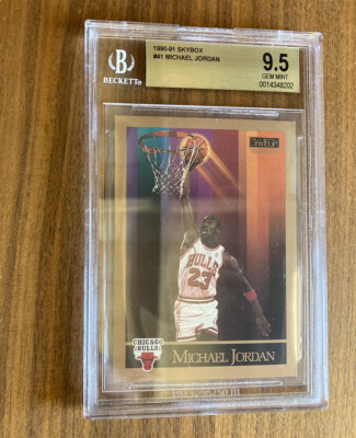 1990-91 Skybox Michael Jordan #41 9.5 Mint Graded Basketball Card