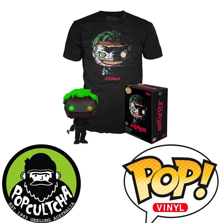 Batman: Death of the Family The Joker Pop! Vinyl T-Shirt Box Set 