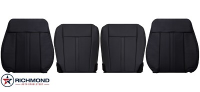15-17 Navigator -Driver/Passenger Complete Replacement Leather Seat Covers Black