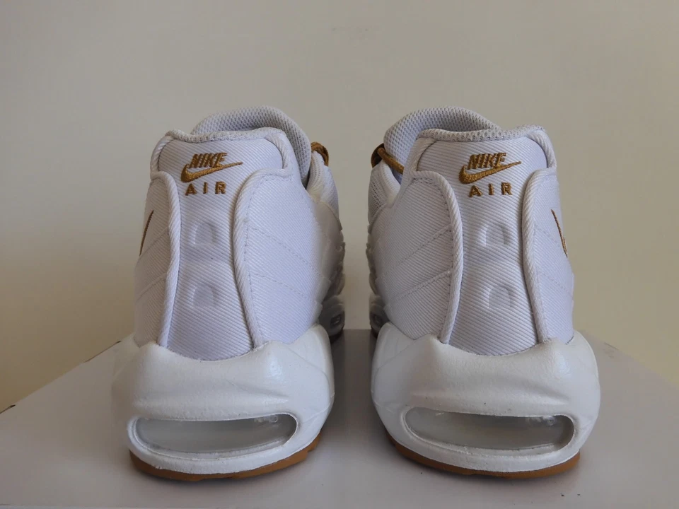 Nike Air Max 95 Id Nike By You White-Gold-Monarch Sz 12 [DM1182-991] - Image 4 of 4