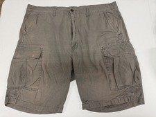 Levi's Men's Cargo Shorts 42x9 Gray Ripstop for Casual Outdoor Activities