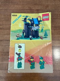 Lego - Castle - 6054 - Forestmen's Hideout - 100% Complete - Instructions