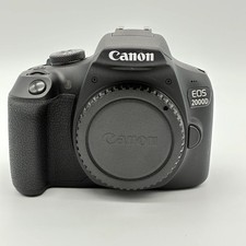 Canon EOS 2000D Digital Camera Black Body Only Working