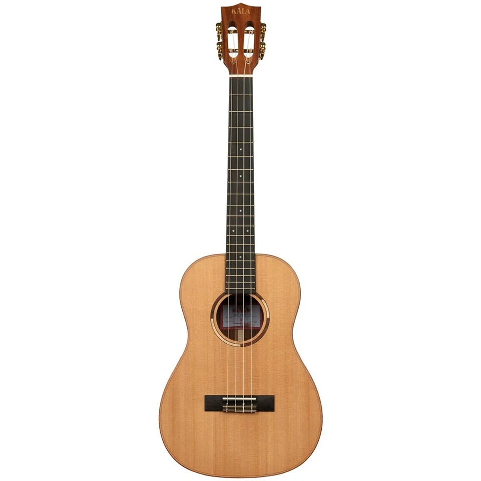 Ukelele barítono satinado Kala KA-ASCP-B totalmente sólido de cedro Pau Ferro Foto 2 de 4