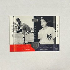 2004 Upper Deck Rivals #22 Joe DiMaggio Lefty Grove Red Sox Yankees Card