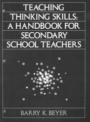 Teaching Thinking Skills: A Handbook for Elementary School Teachers