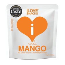 I Love Snacks | Pouch - Gently Dehydrated Mango | 20 x 25g