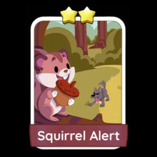 Squirrel Alert 2 Star Monopoly Go Sticker
