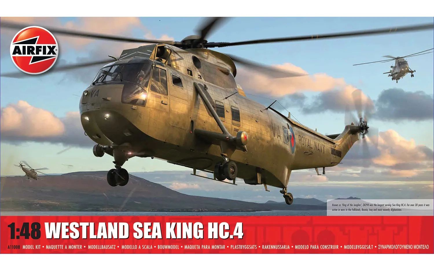 Airfix A11008 1:48 British Helicopter Westland Sea King HC.4