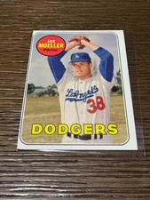 1969 Topps - Joe Moeller #444 - Last Name in Yellow - EX - Free Shipping