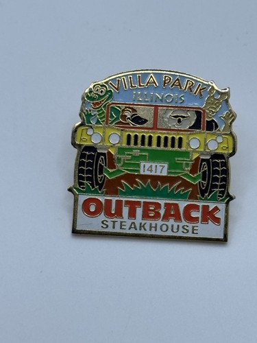 Rare! Outback Steakhouse Villa Park Illinois IL HUMMER Hat Lapel Pin