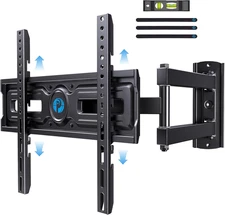 Pipishell Full Motion TV Wall Mount for Most 26-60 Inch Flat & Curved Tvs up to 