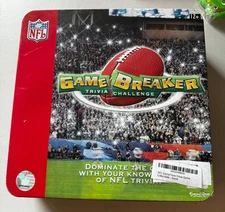 NFL Game Breaker Trivia Challenge Board Game - Over 1000 NFL Questions OPEN BOX