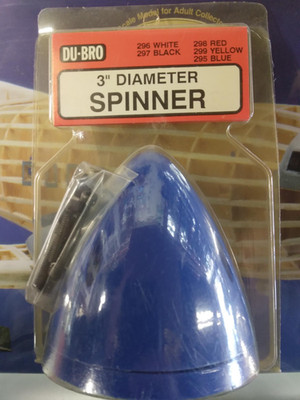 DU-BRO 3'' BLUE SPINNER (2-BLADE  # 295