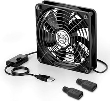 120Mm USB Computer Fan, 5V PC Cooling Fan with 3 Adjustable Speeds