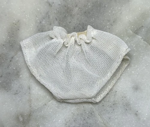 Vintage MOD Clone *Barbie* Clothes, White Sheer Nylon Undergarment, Panties