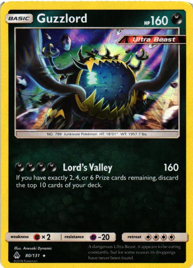 Guzzlord Holo 80/131 SM - Forbidden Light LP