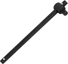 1" T-Handle Sliding Wrench Breaker Bar, 19.7 Inch Heavy Duty Steel Drive Socket