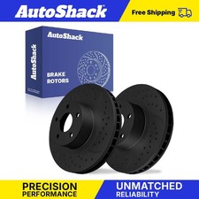 Front Drilled Slotted Brake Rotors Pair for Subaru Impreza BRZ Scion FR-S